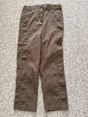 jamie sadock Brown Golf Pants with Zip Pockets